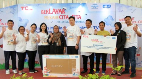 Digitalisasi Pendidikan, 200 TV Didistribusikan di Jabodetabek dan Kalimantan