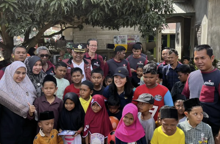 Wamen PPPA-AGP Ajak Keluarga Pascabencana di Aceh Timur Bangkit Kembali
