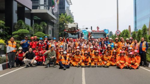 Gedung Artha Graha Gelar Fire Drill, Tingkatkan Kesiapsiagaan Penghuni Hadapi Keadaan Darurat
